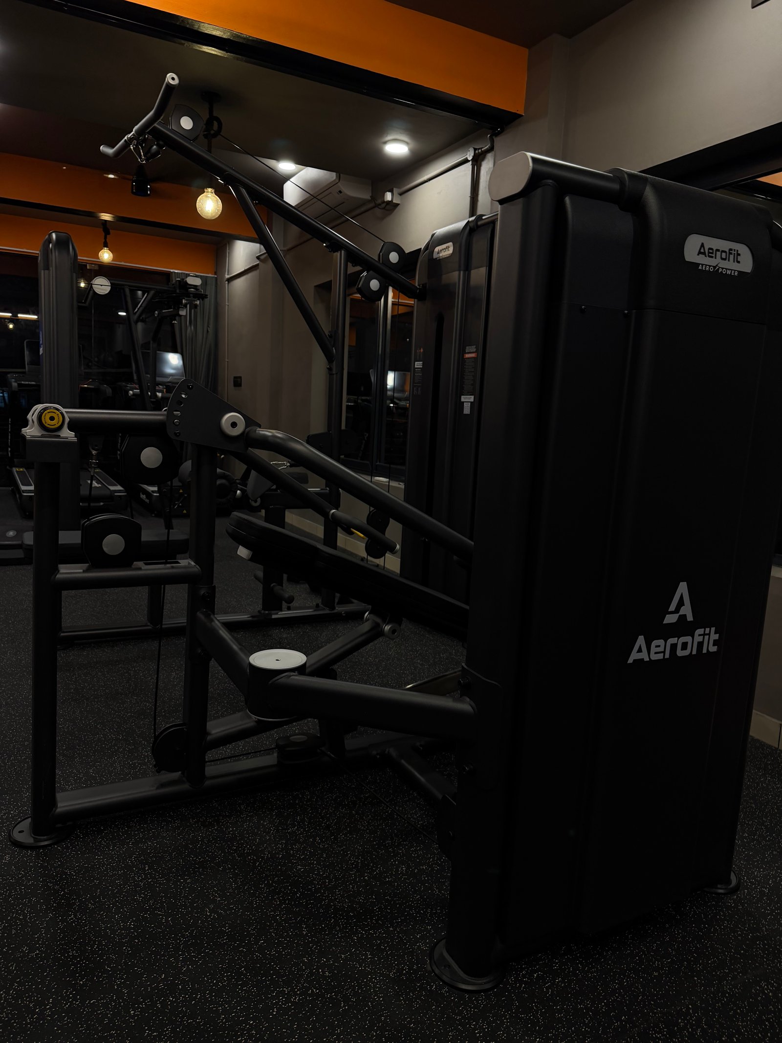 Aerofit machines at Punch Fitness AC gym in Koratty