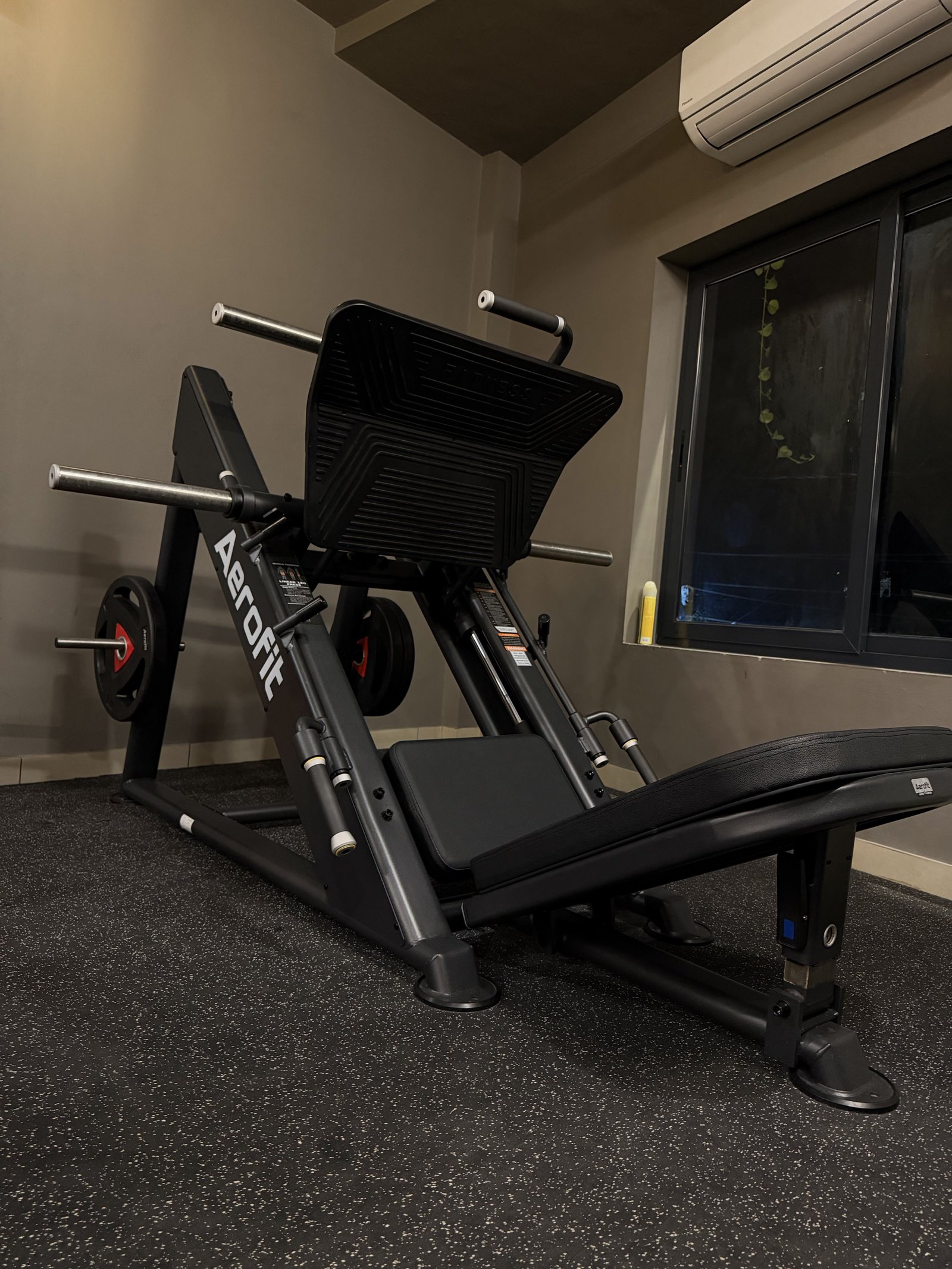 Aerofit leg press at Punch Fitness Koratty