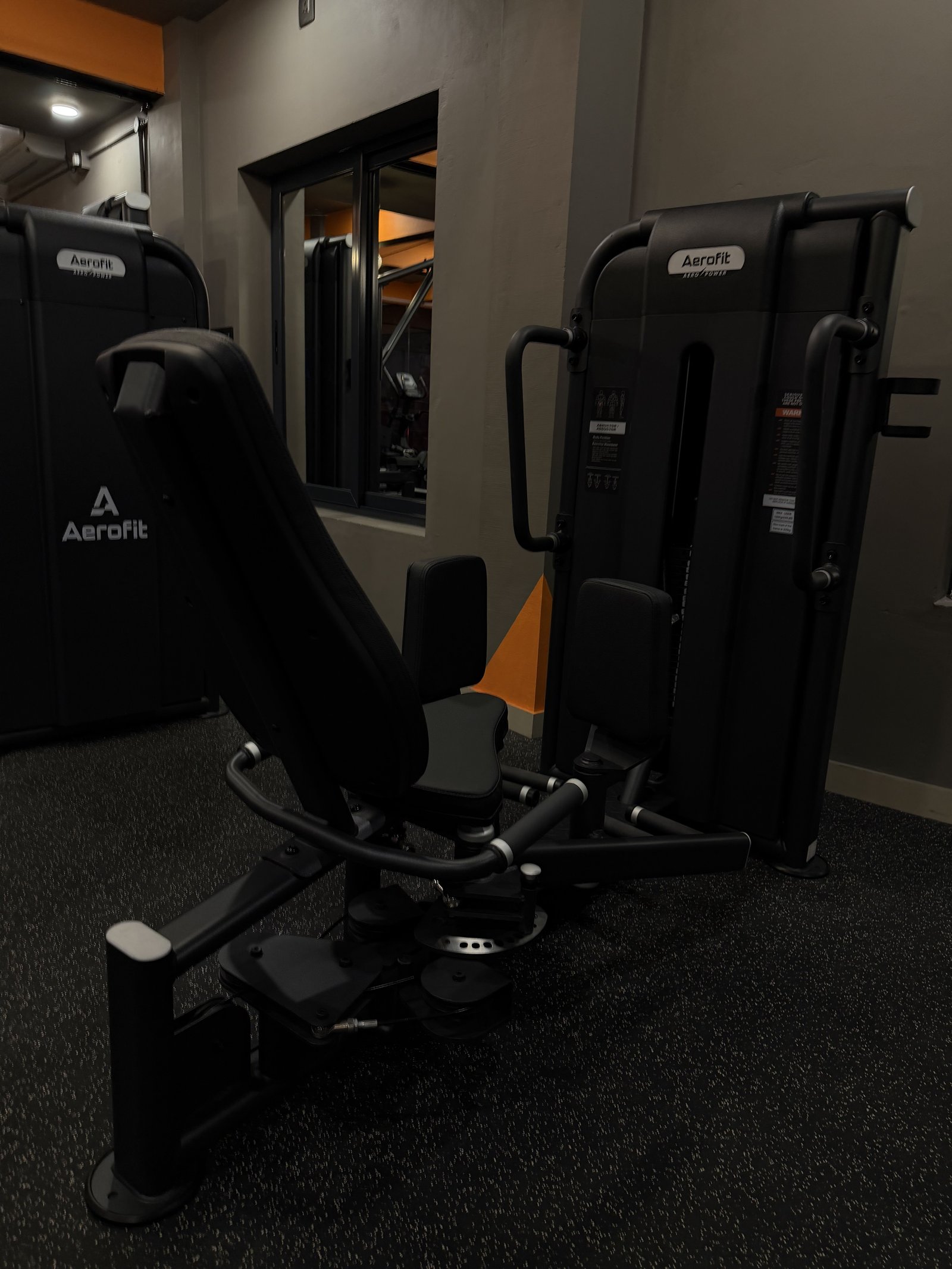 Seated Aerofit machine at Punch Fitness Koratty